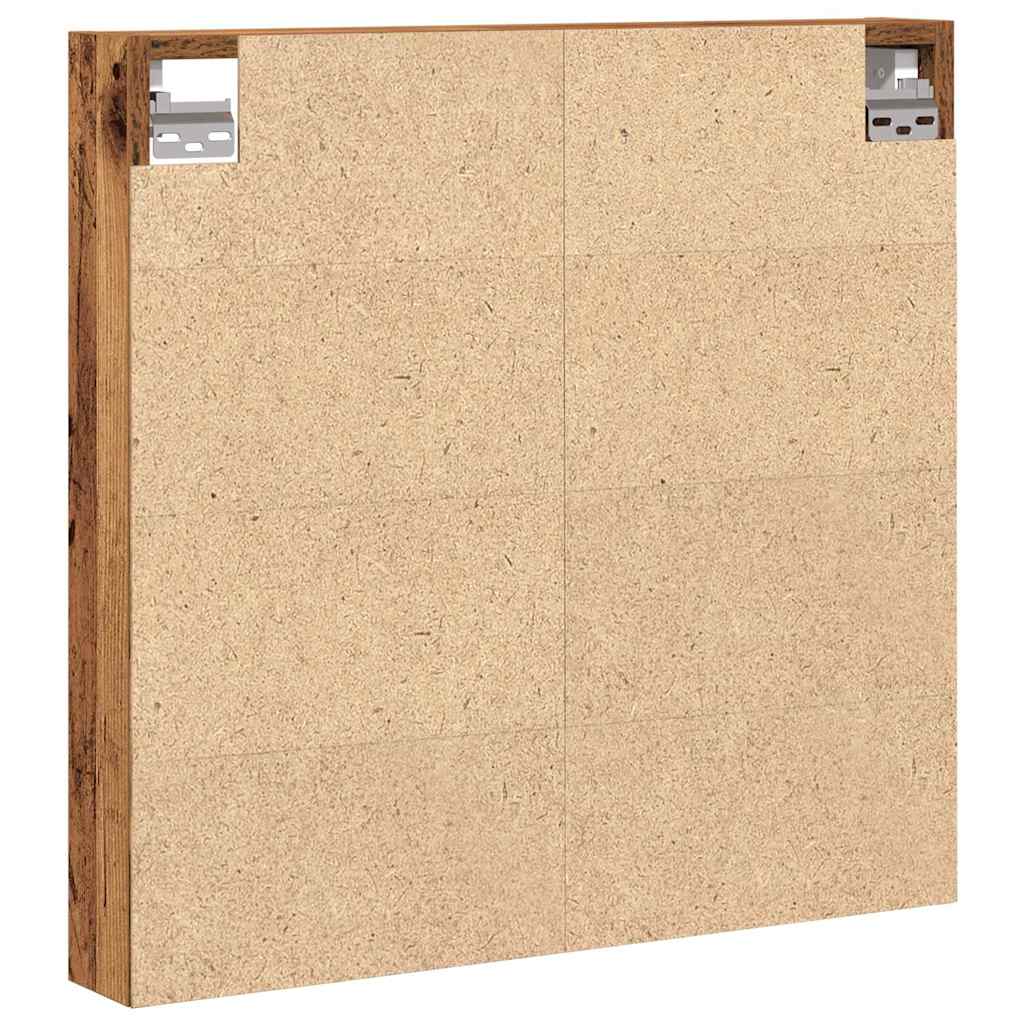 Ormar za izlaganje s policom Zidne Staro drvo 60 x 8,5 x 58 cm