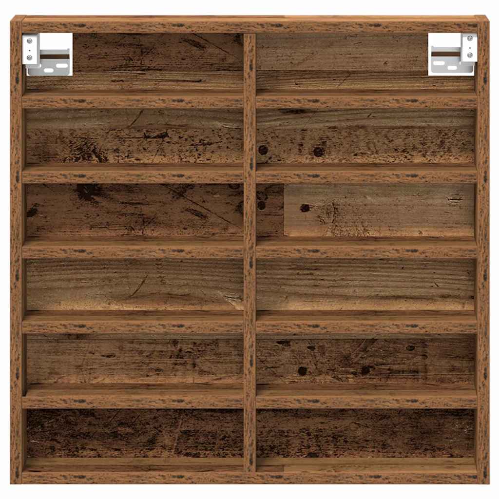 Ormar za izlaganje s policom Zidne Staro drvo 60 x 8,5 x 58 cm