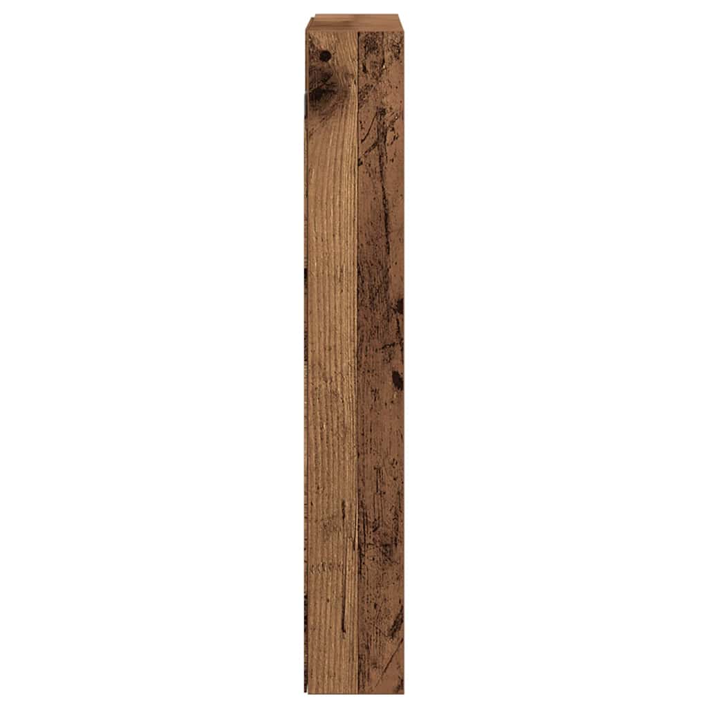 Ormar za izlaganje s policom Zidne Staro drvo 60 x 8,5 x 58 cm