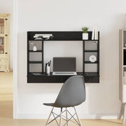 Stol za zid Zidne Crni hrast 105 x 48 x 75 cm Konstruirano drvo