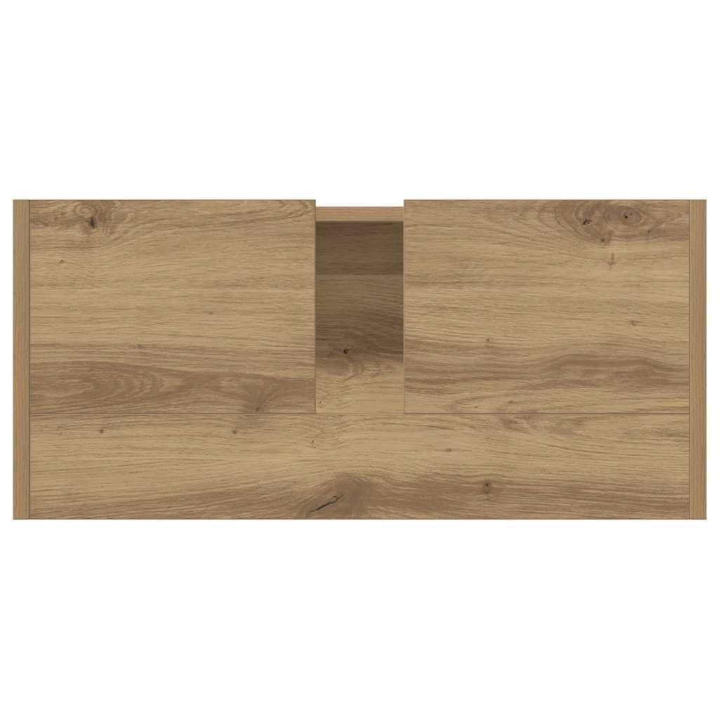 Kupaonski ormar s pohranom Umjetnički hrast 63 x 29 x 55 cm