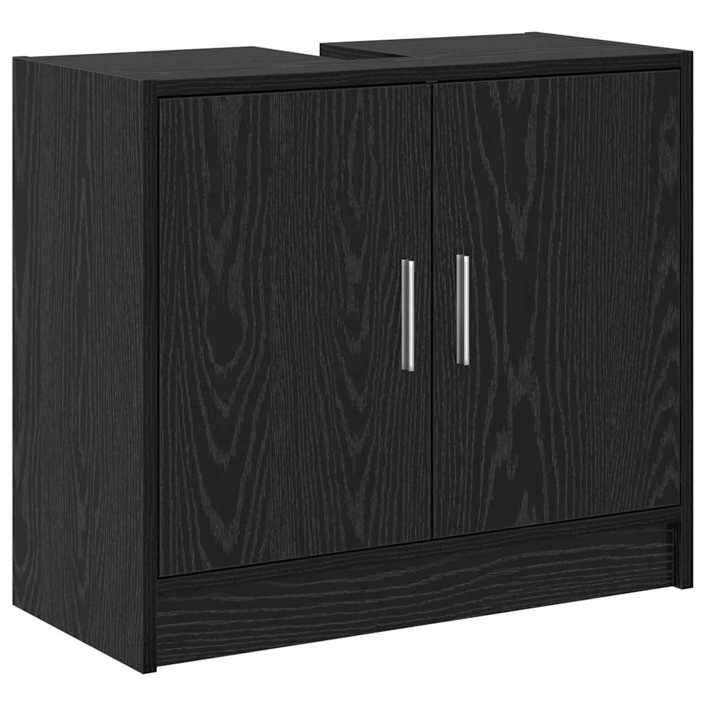 Kupaonski ormar Crni hrast 63 x 29 x 55 cm Konstruirano drvo