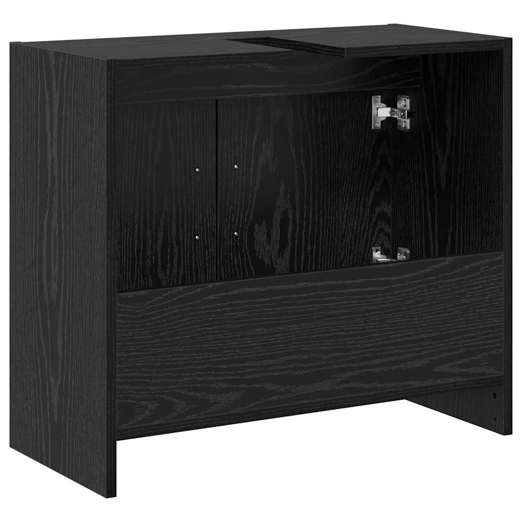 Kupaonski ormar Crni hrast 63 x 29 x 55 cm Konstruirano drvo
