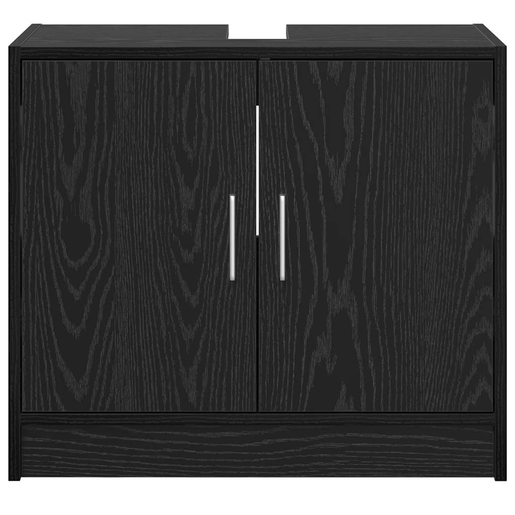 Kupaonski ormar Crni hrast 63 x 29 x 55 cm Konstruirano drvo