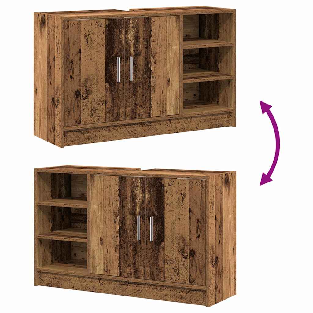 Kupaonski ormar Staro drvo 90 x 29 x 55 cm Konstruirano drvo