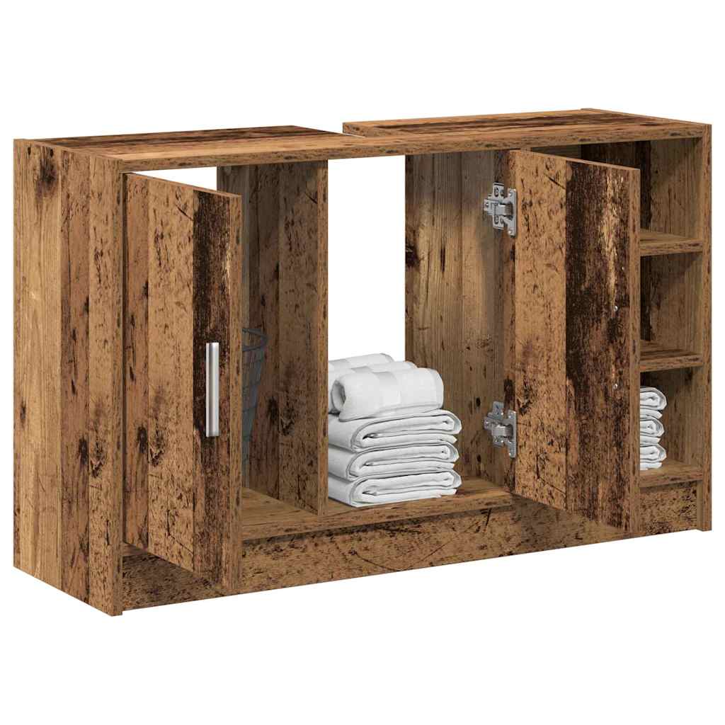Kupaonski ormar Staro drvo 90 x 29 x 55 cm Konstruirano drvo