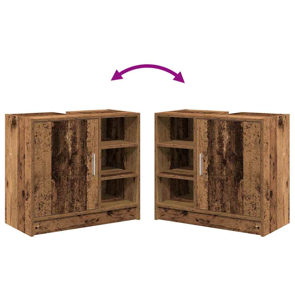 Kupaonski ormar Staro drvo 63 x 29 x 55 cm Konstruirano drvo