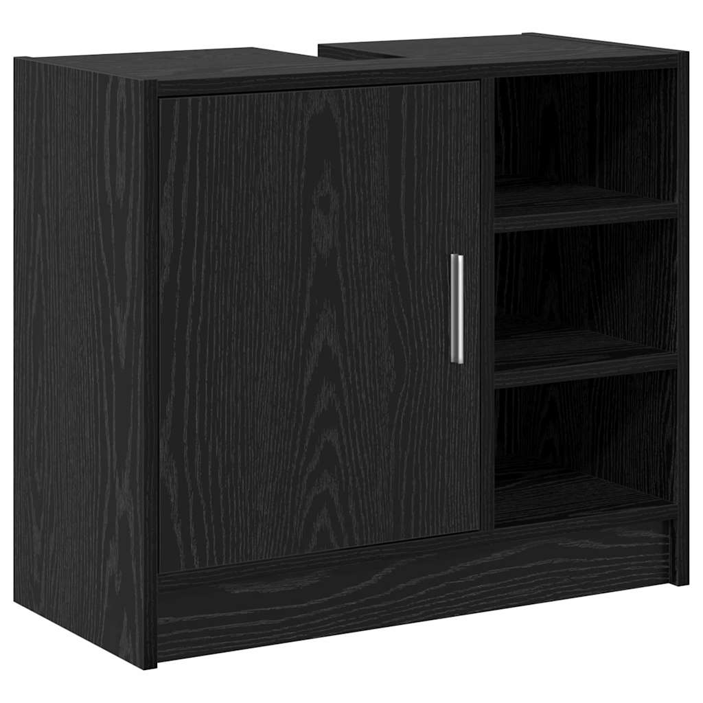 Kupaonski ormar Crni hrast 63 x 29 x 55 cm Konstruirano drvo