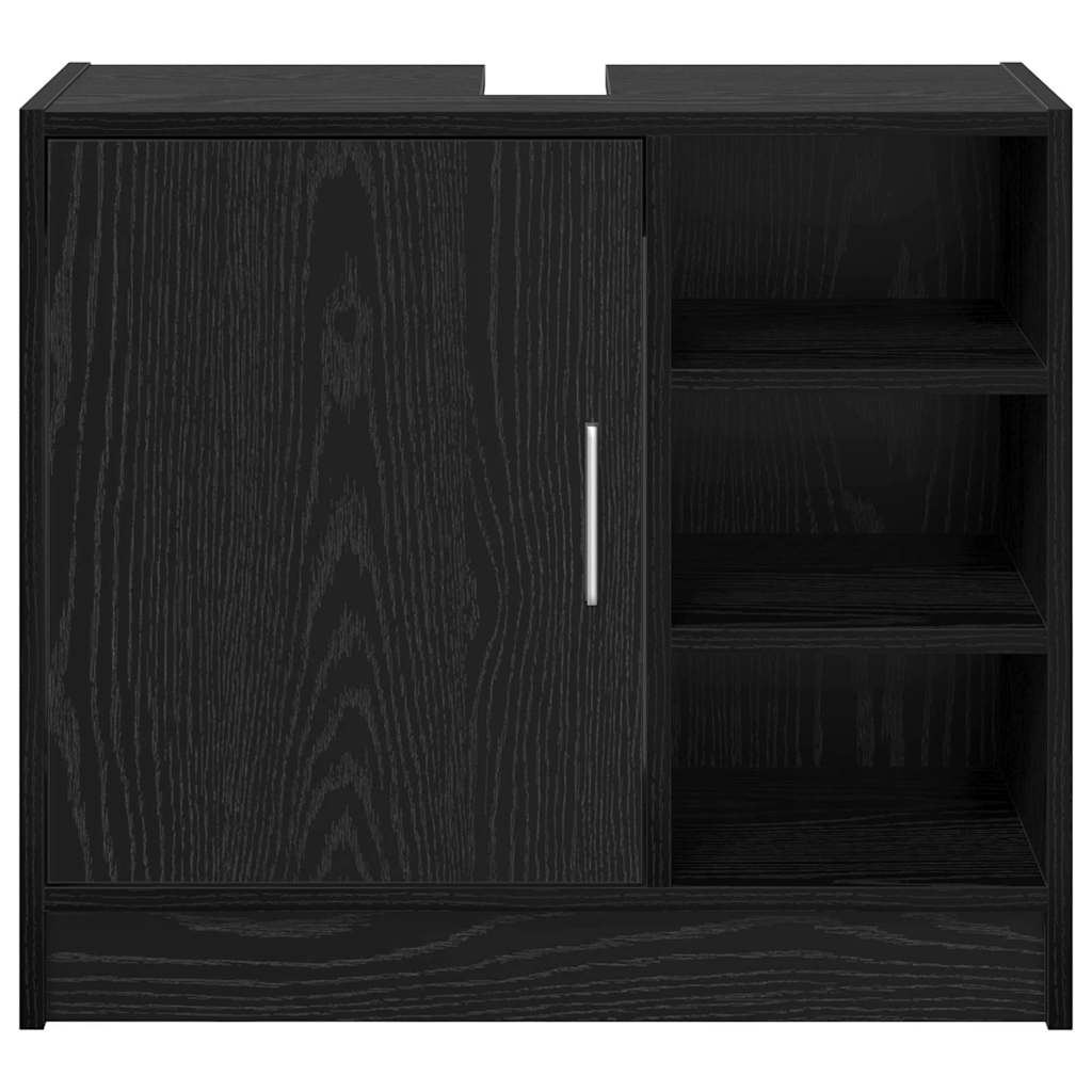Kupaonski ormar Crni hrast 63 x 29 x 55 cm Konstruirano drvo