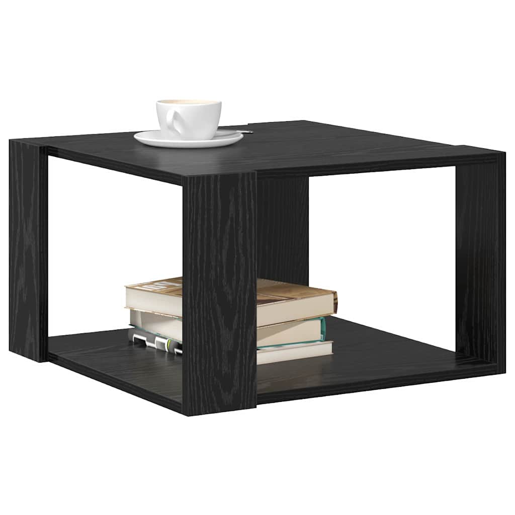 Kava Stol Crni hrast 51,5 x 51,5 x 30 cm Konstruirano drvo