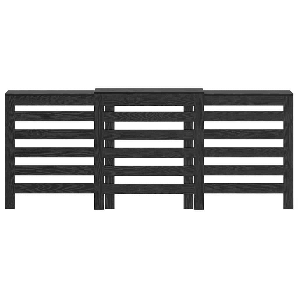 Pokrivač radijatora Crni hrast 205 x 21,5 x 83,5 cm