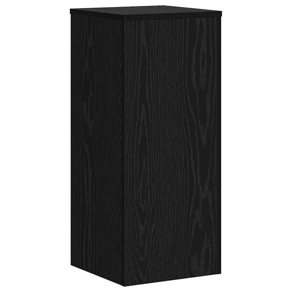 Stalak za biljke 2 pcs Crni hrast 30 x 30 x 70 cm
