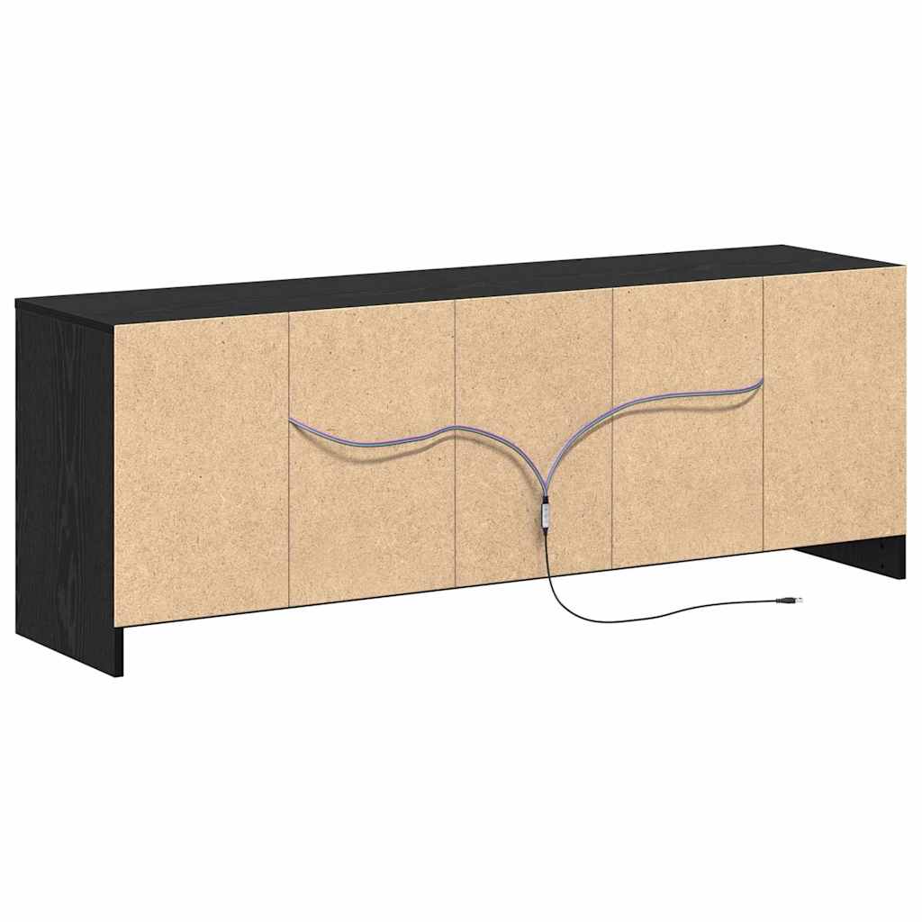 TV Jedinice Crna 139,5 x 34 x 50 cm Konstruirano drvo