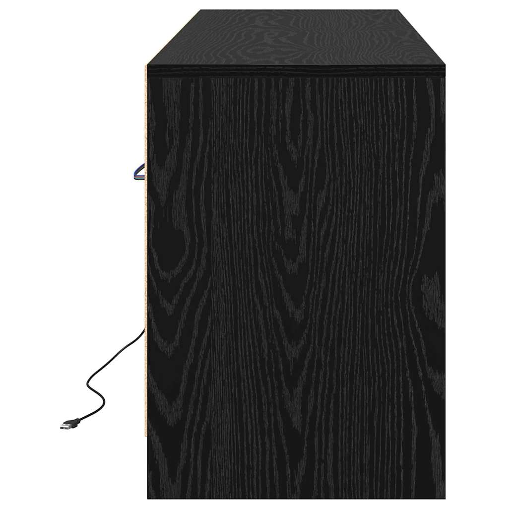 TV Jedinice Crna 139,5 x 34 x 50 cm Konstruirano drvo