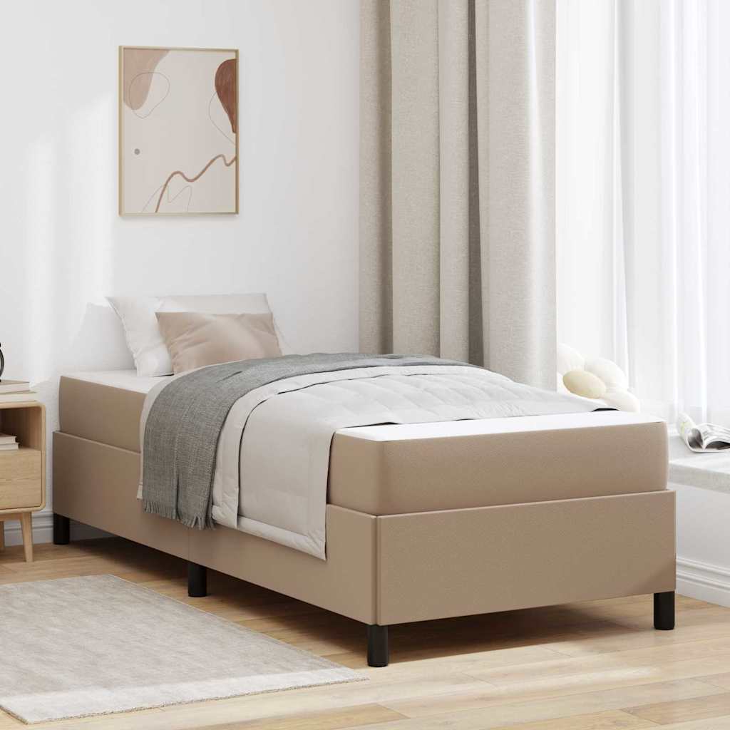 Krevetna konstrukcija Boja cappuccina 100 x 200 cm tkanina