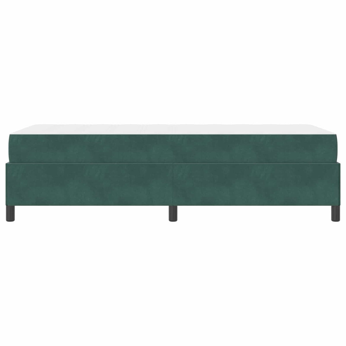 Krevetna konstrukcija Tamnozelena 90 x 200 cm tkanina