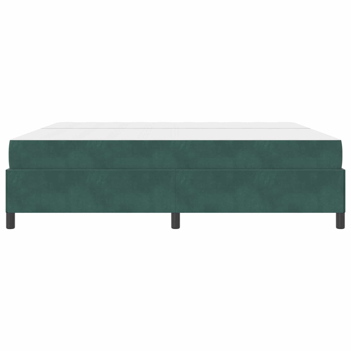 Krevetna konstrukcija Tamnozelena 200 x 200 cm tkanina