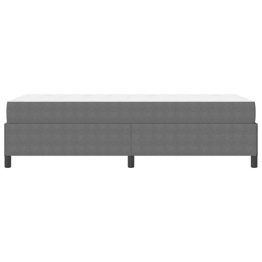 Krevetna konstrukcija Svijetlo siva 100 x 200 cm tkanina