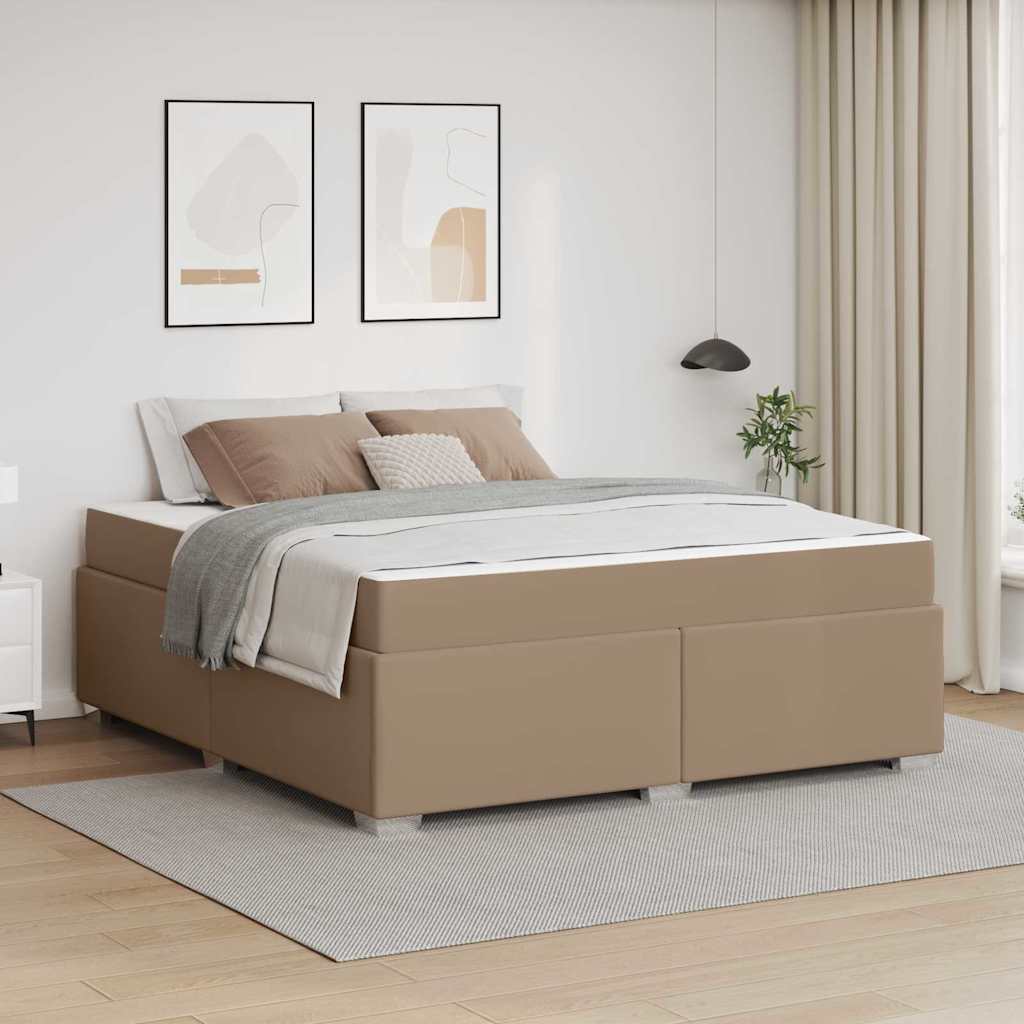 Krevetna konstrukcija Boja cappuccina 180 x 200 cm tkanina