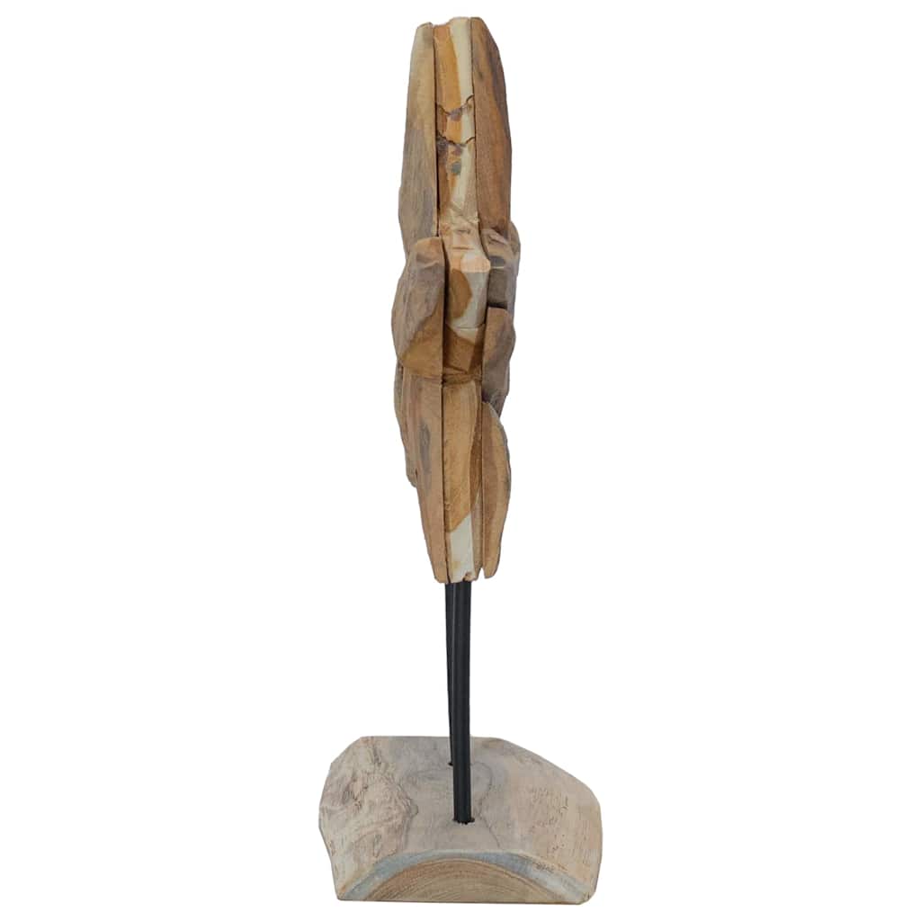 Božićna zvijezda Smeđa 31 x 15 x 46 cm Čvrsto teak drvo