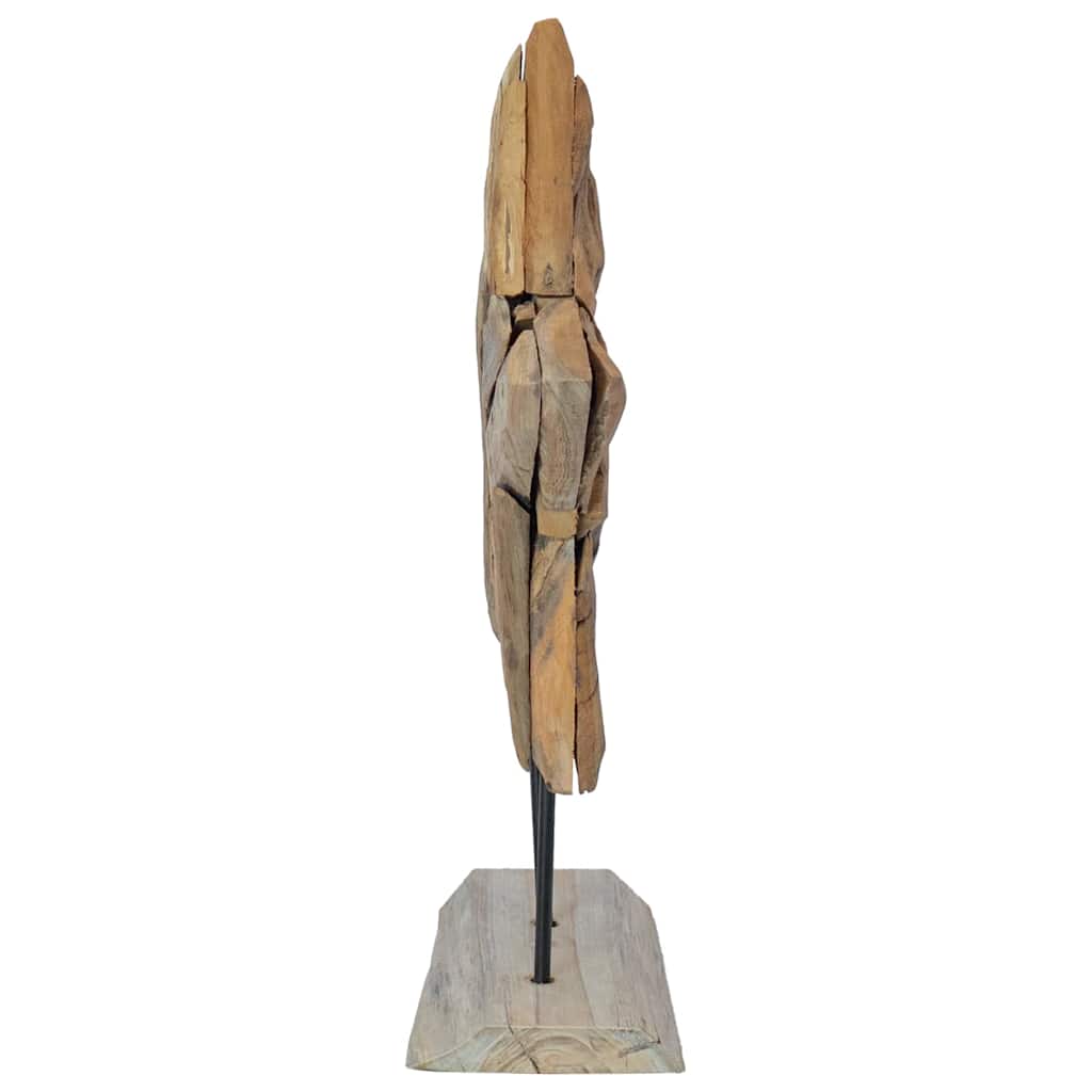 Božićna zvijezda Smeđa 43,5 x 13,5 x 59 cm Čvrsto teak drvo
