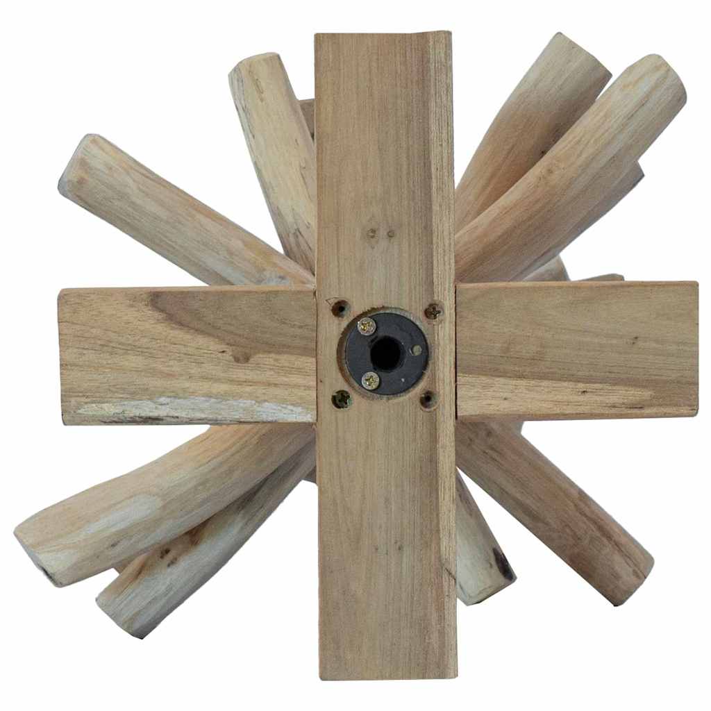 Božićno drvce s stalakom Smeđa 60 cm Masivna tikovina