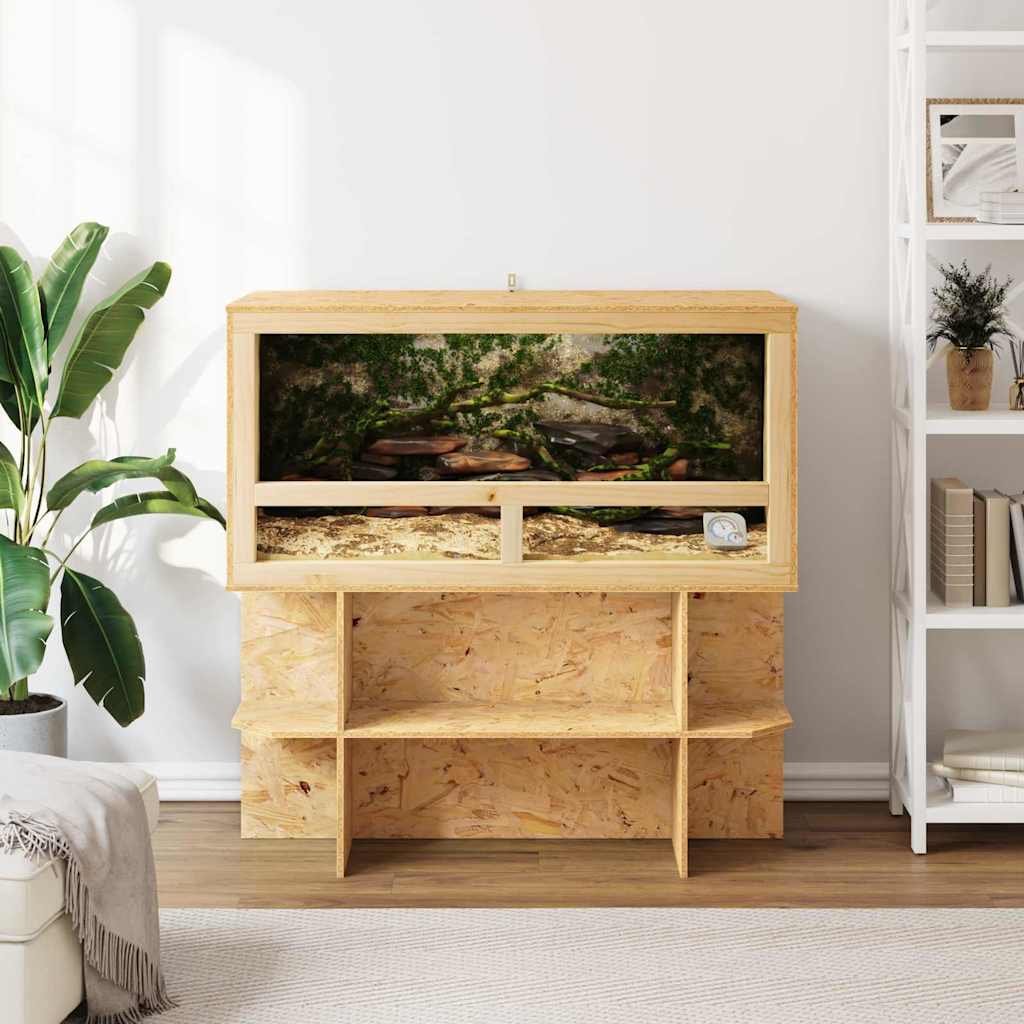 Terarij Smeđa 100 x 50 x 100 cm OSB