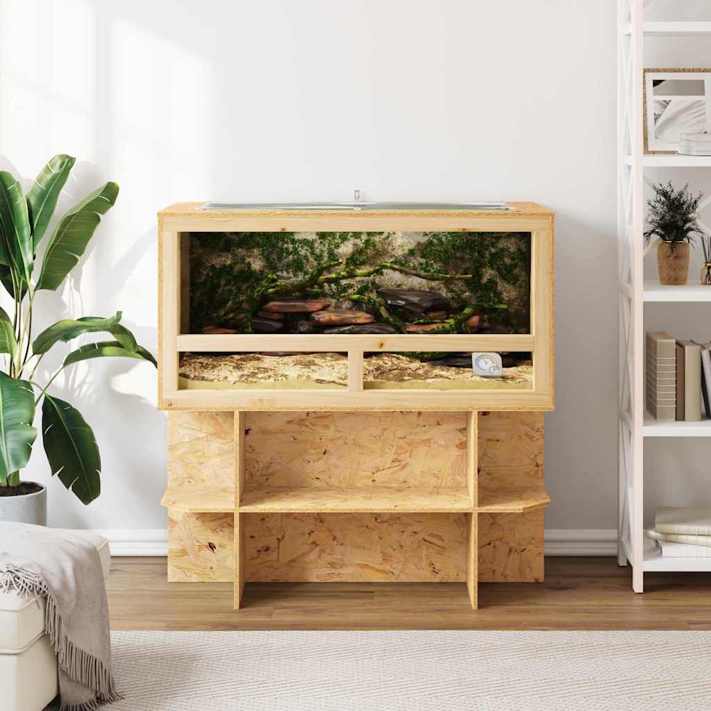 Terarij Smeđa 100 x 50 x 100 cm OSB