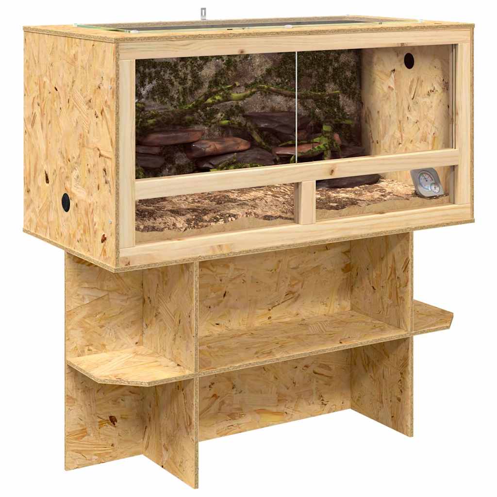 Terarij Smeđa 100 x 50 x 100 cm OSB