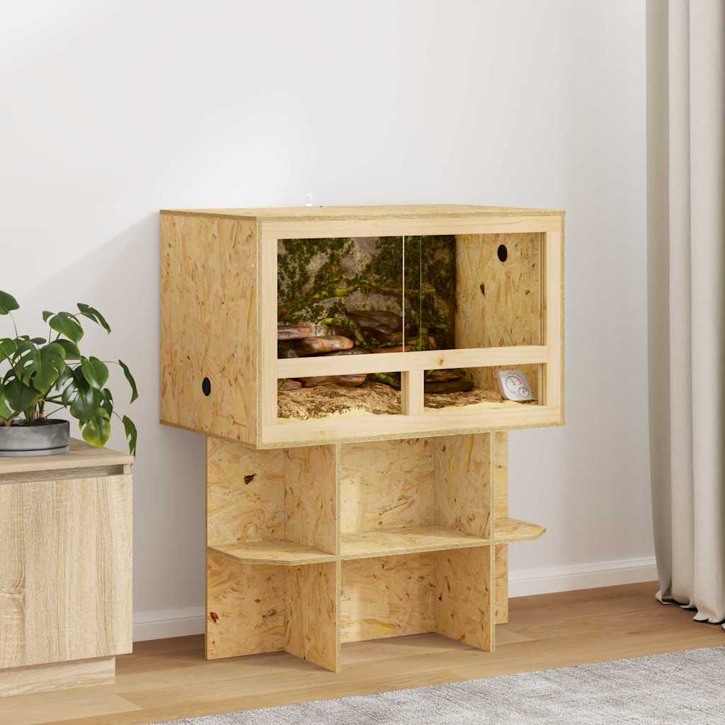 Terarij Smeđa 80 x 50 x 100 cm OSB