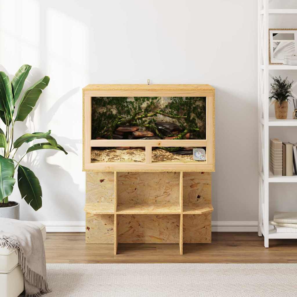 Terarij Smeđa 80 x 50 x 100 cm OSB