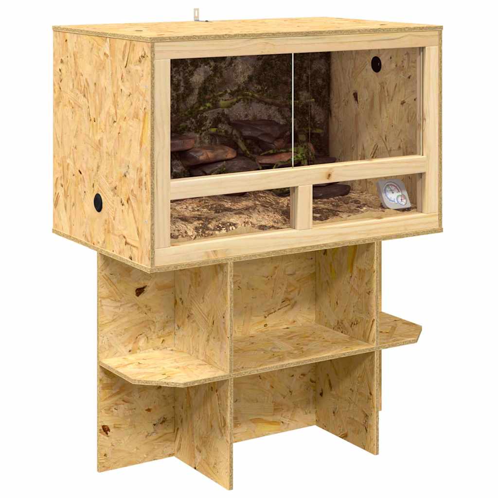 Terarij Smeđa 80 x 50 x 100 cm OSB
