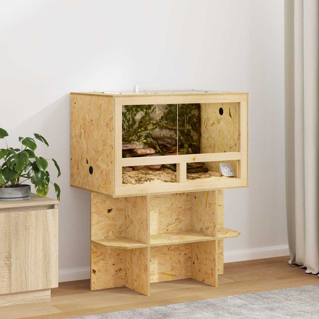 Terarij Smeđa 80 x 50 x 100 cm OSB