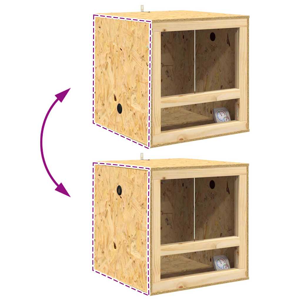 Terarij Smeđa 50 x 50 x 100 cm OSB
