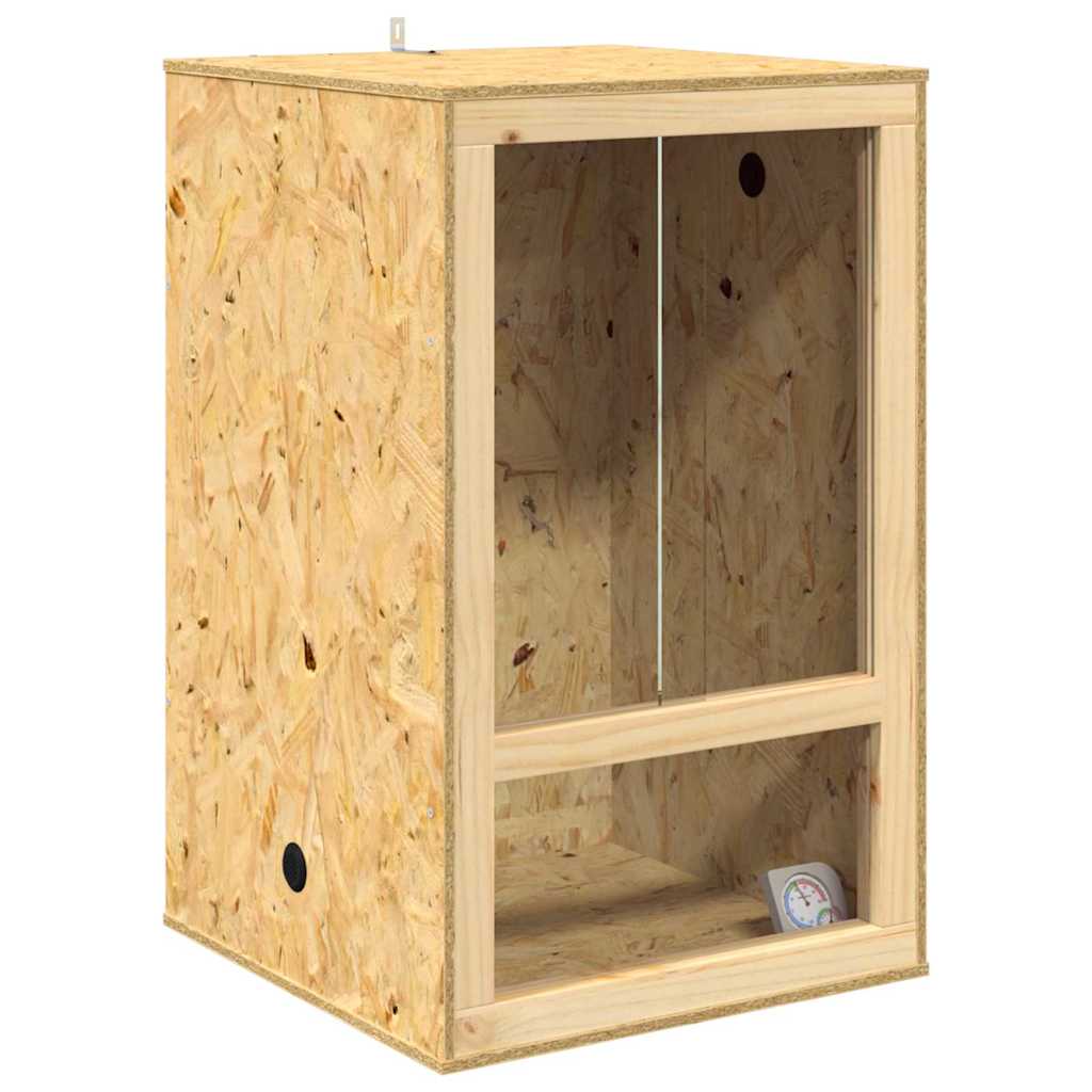 Terarij Smeđa 50 x 50 x 130 cm OSB