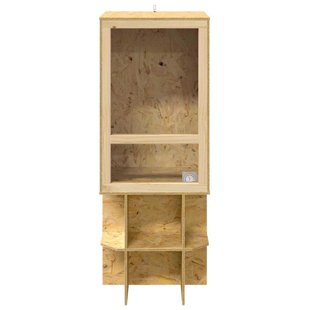 Terarij Smeđa 50 x 50 x 130 cm OSB