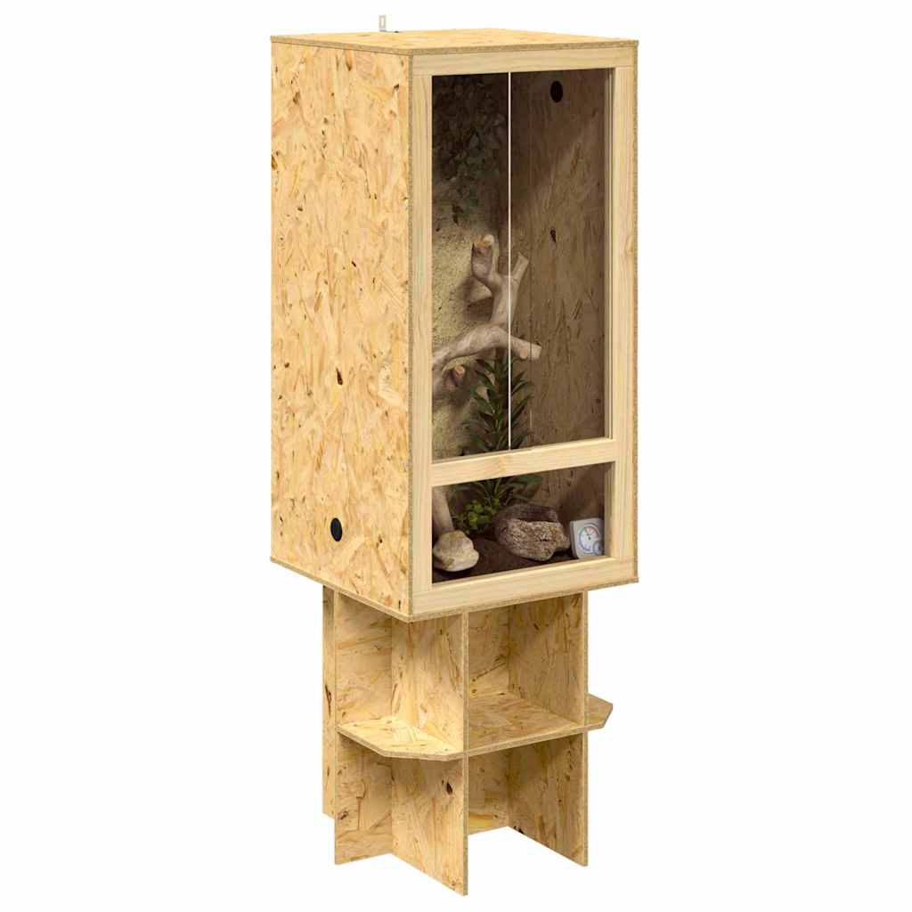 Terarij Smeđa 50 x 50 x 150 cm OSB