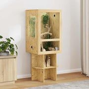 Terarij Smeđa 50 x 50 x 130 cm OSB