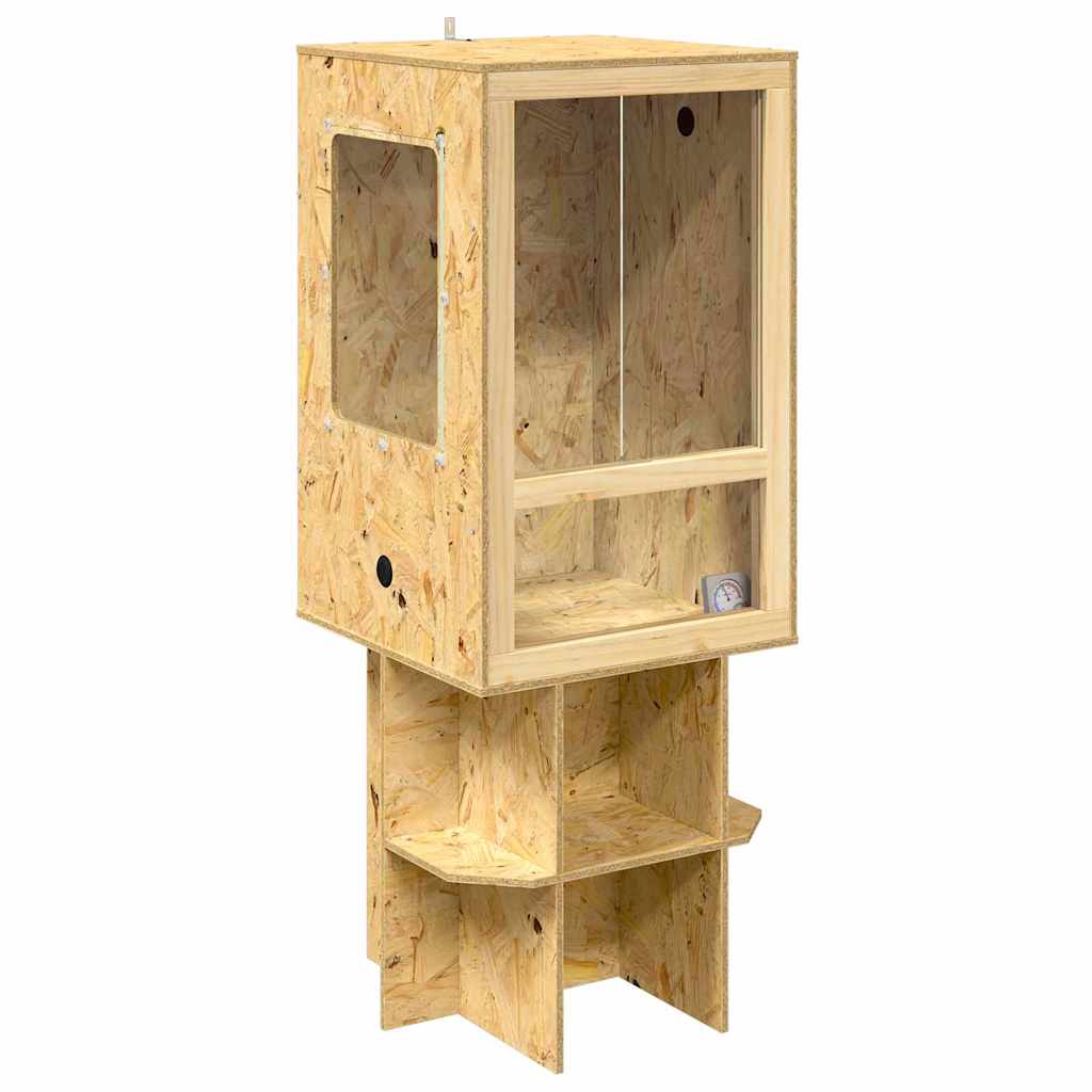 Terarij Smeđa 50 x 50 x 130 cm OSB