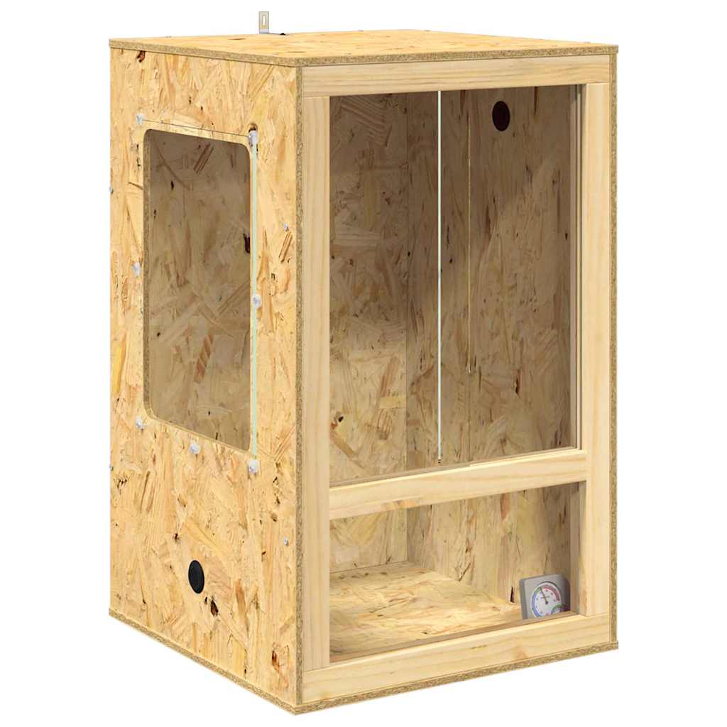 Terarij Smeđa 50 x 50 x 130 cm OSB