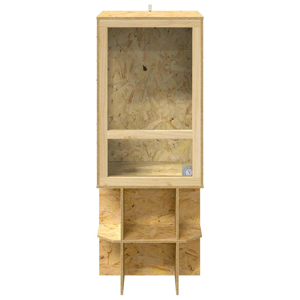 Terarij Smeđa 50 x 50 x 130 cm OSB