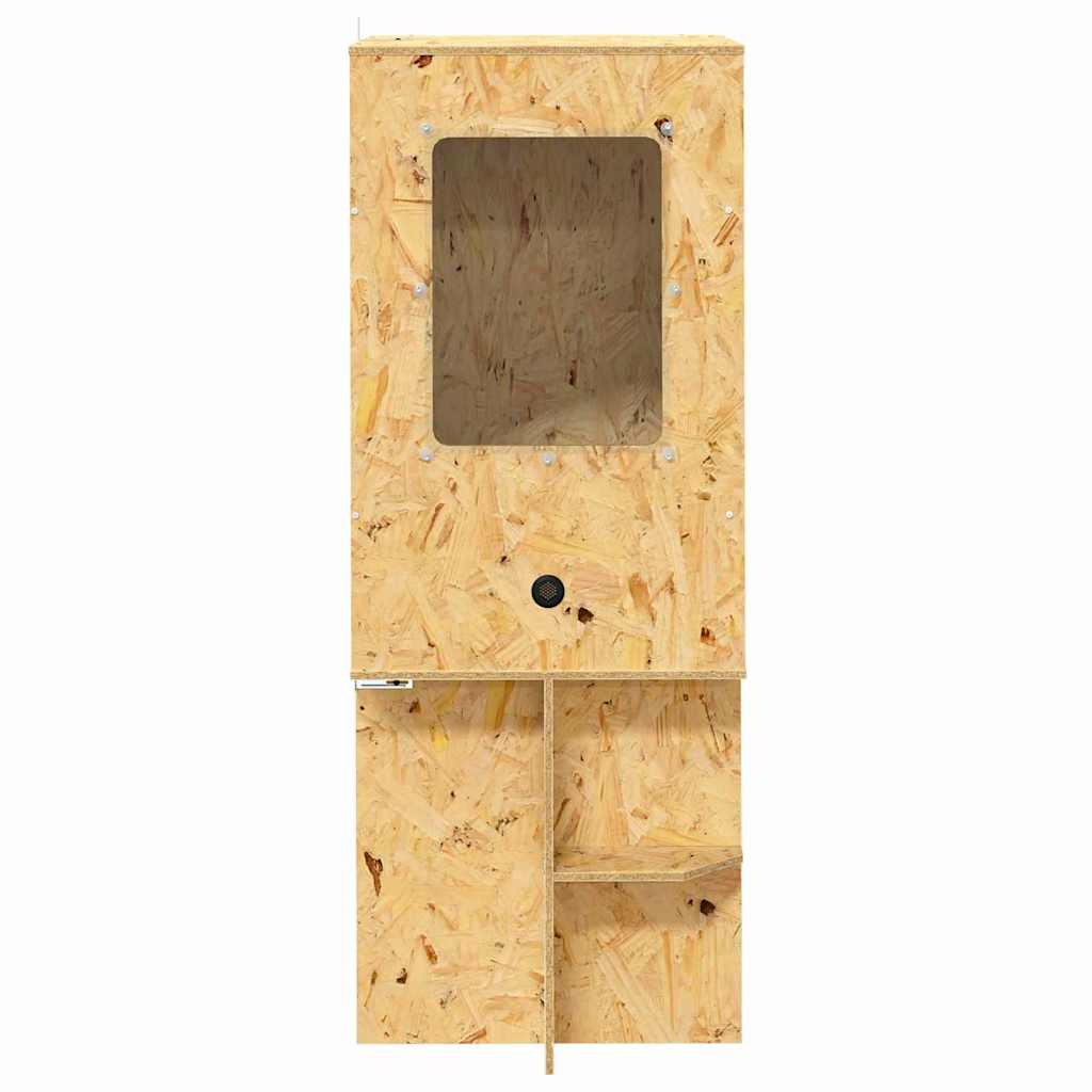 Terarij Smeđa 50 x 50 x 130 cm OSB