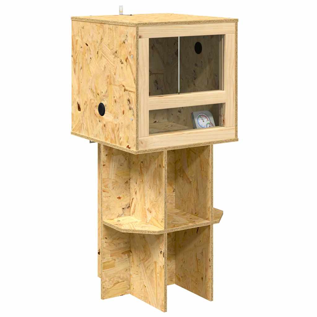Terarij Smeđa 40 x 40 x 90 cm OSB