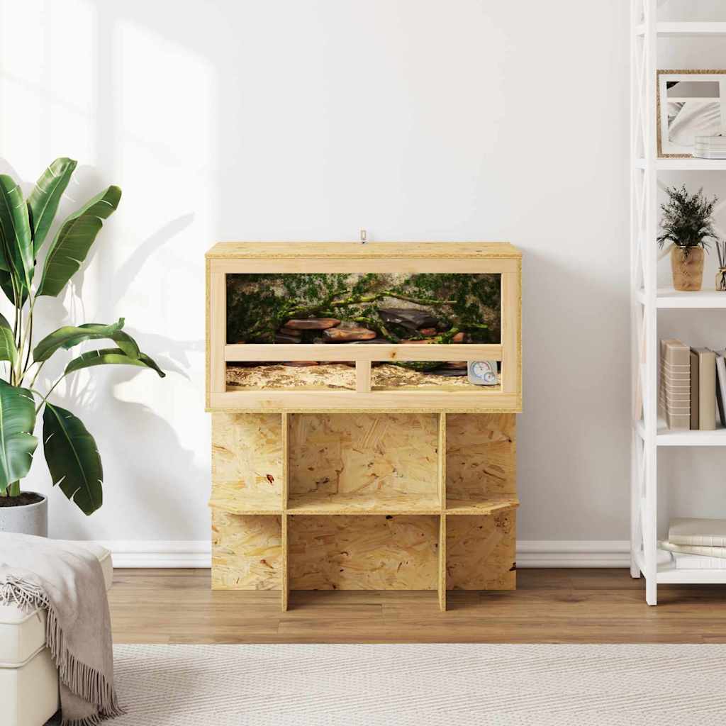 Terarij Smeđa 80 x 40 x 90 cm OSB