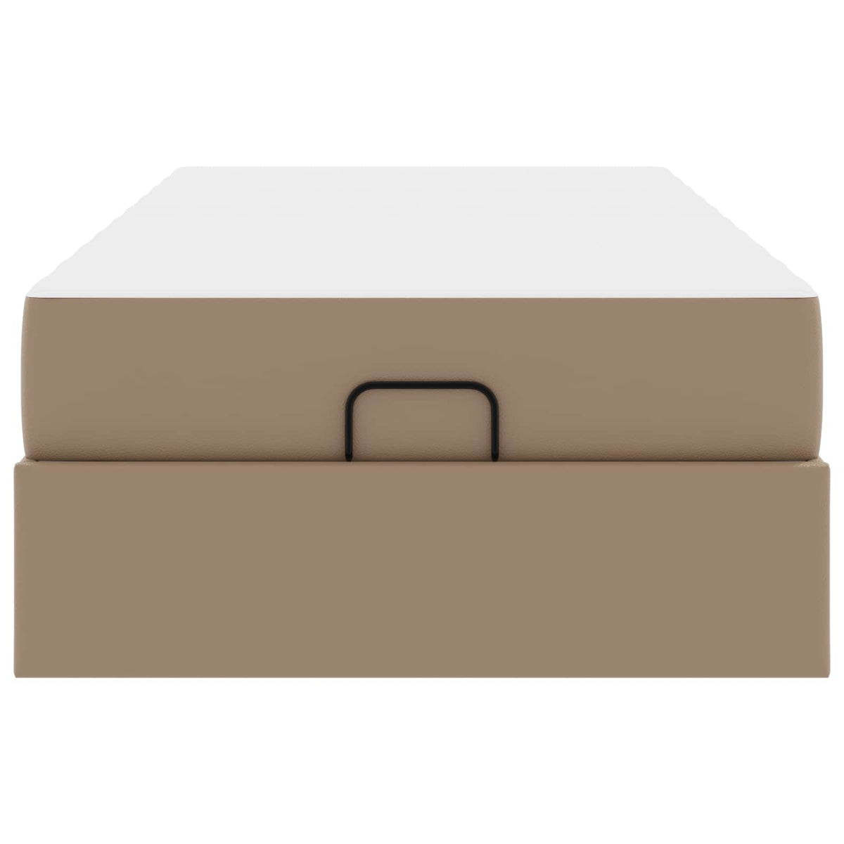 Okvir kreveta s madracem Ostalo 2 pcs Smeđa PVC