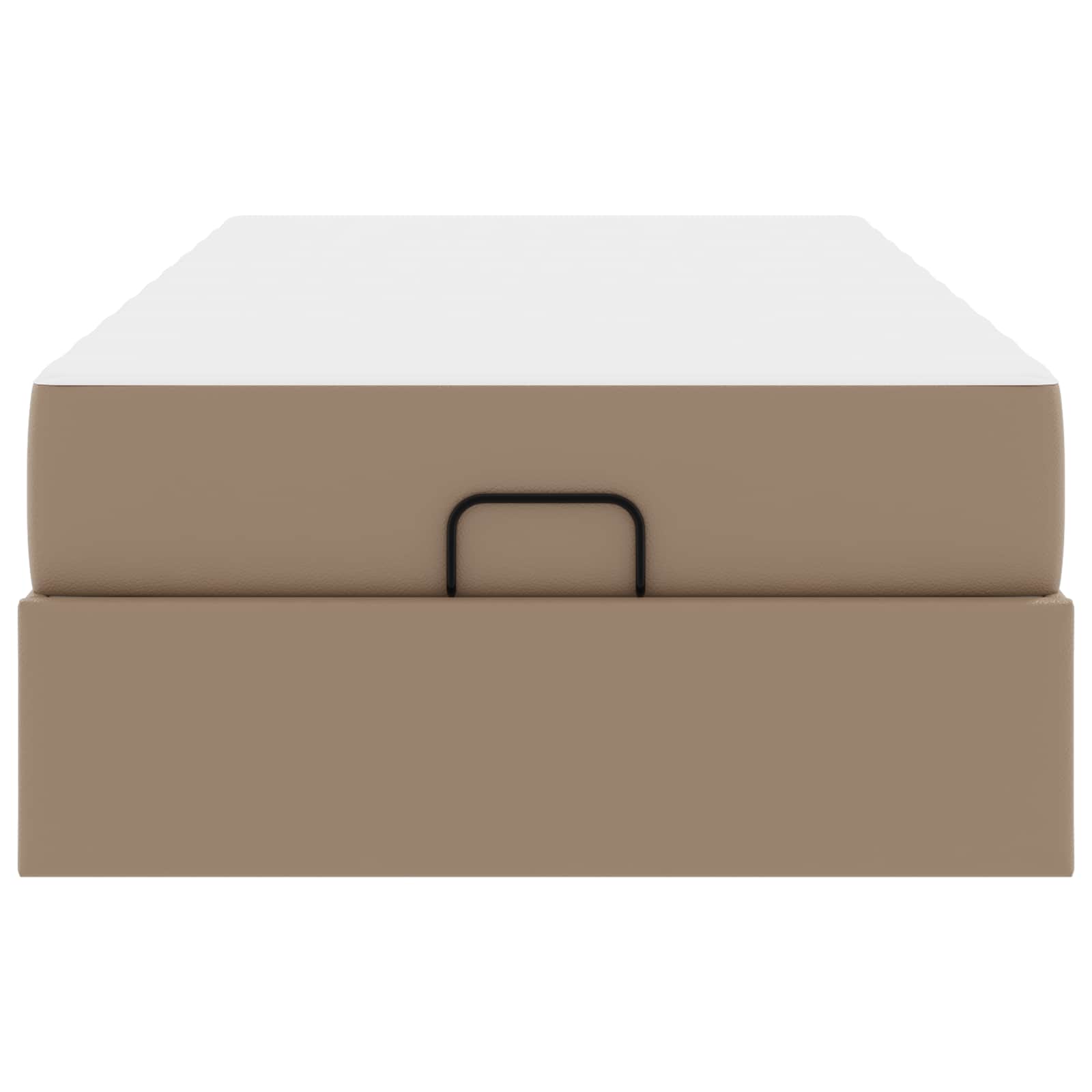Okvir kreveta s madracem Ostalo 2 pcs Smeđa PVC