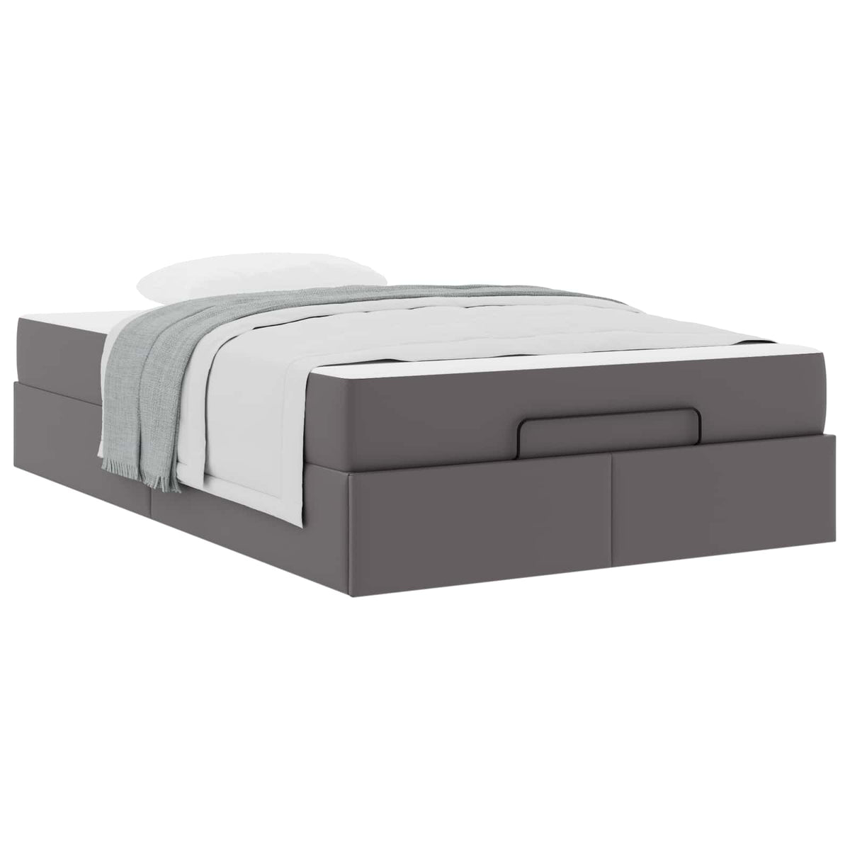 Okvir kreveta s madracem Ostalo 2 kom. Siva PVC 120 x 190 cm
