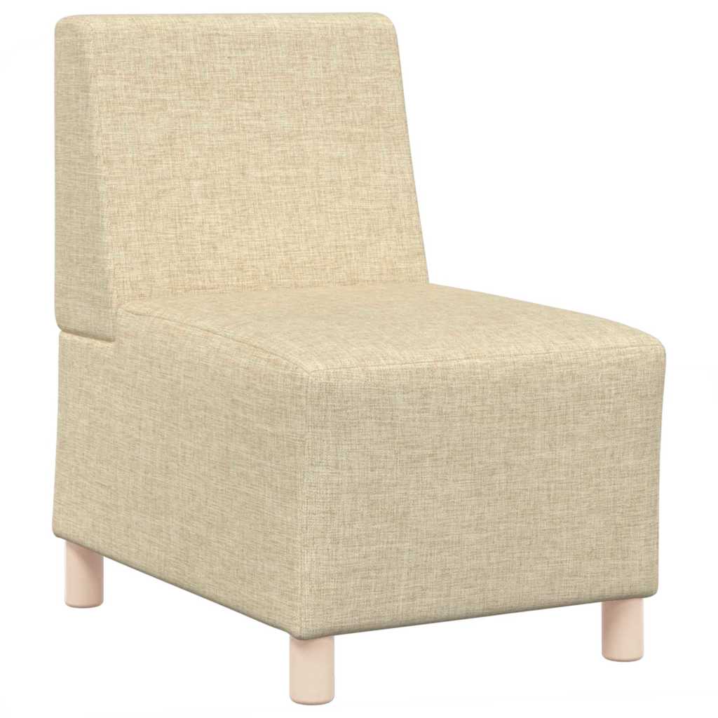 Modularna sofa bez naslona 2 pcs Krema 55 x 74 x 82 cm tkanina