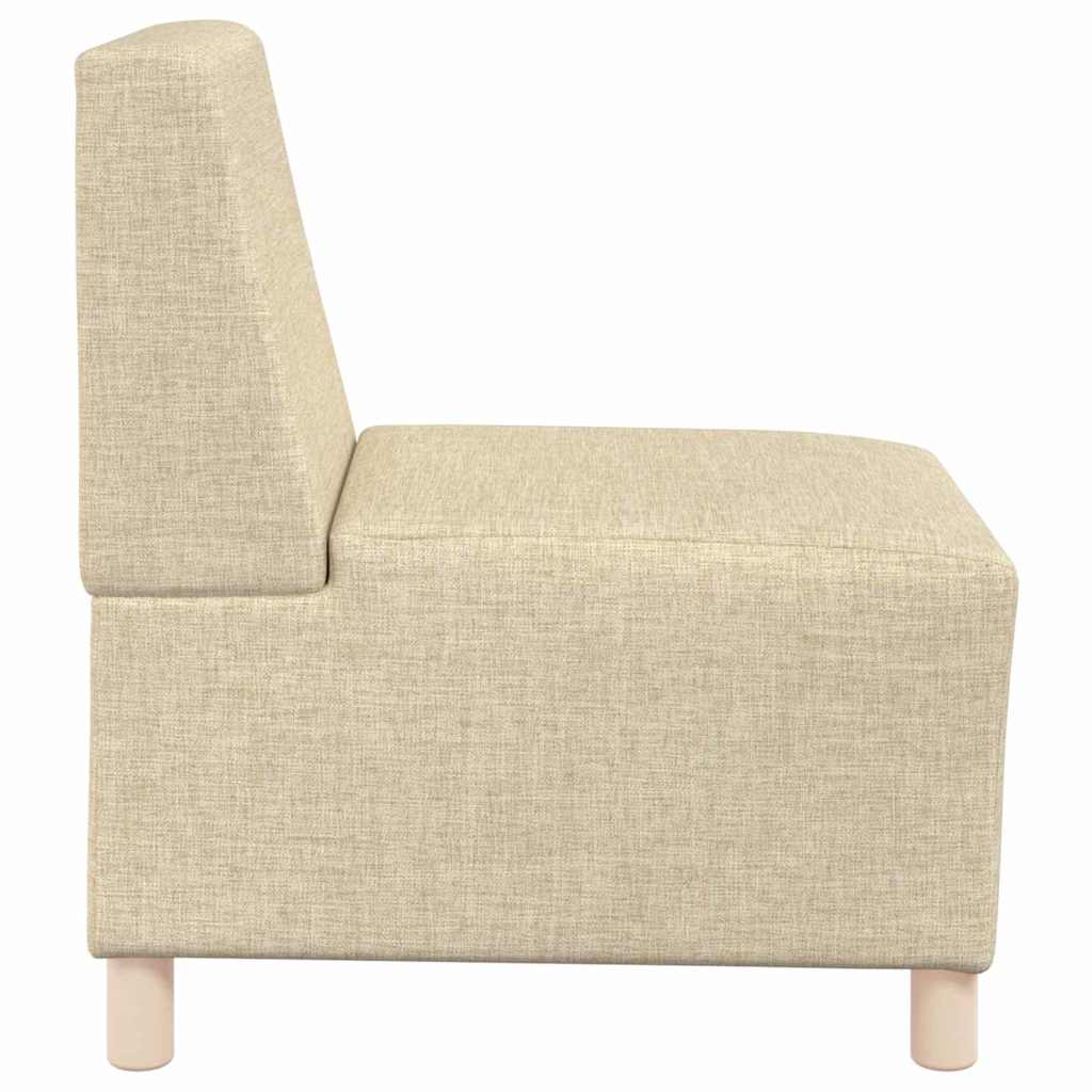 Modularna sofa bez naslona 2 pcs Krema 55 x 74 x 82 cm tkanina