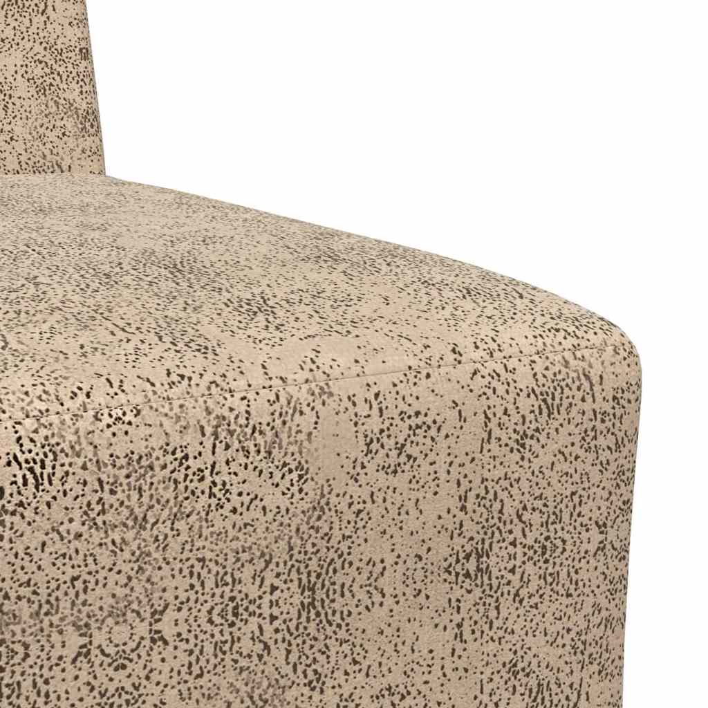Modularna sofa bez naslona 2 pcs Svijetlo siva 55 x 74 x 82 cm